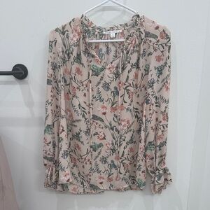 Floral Print Women's Top